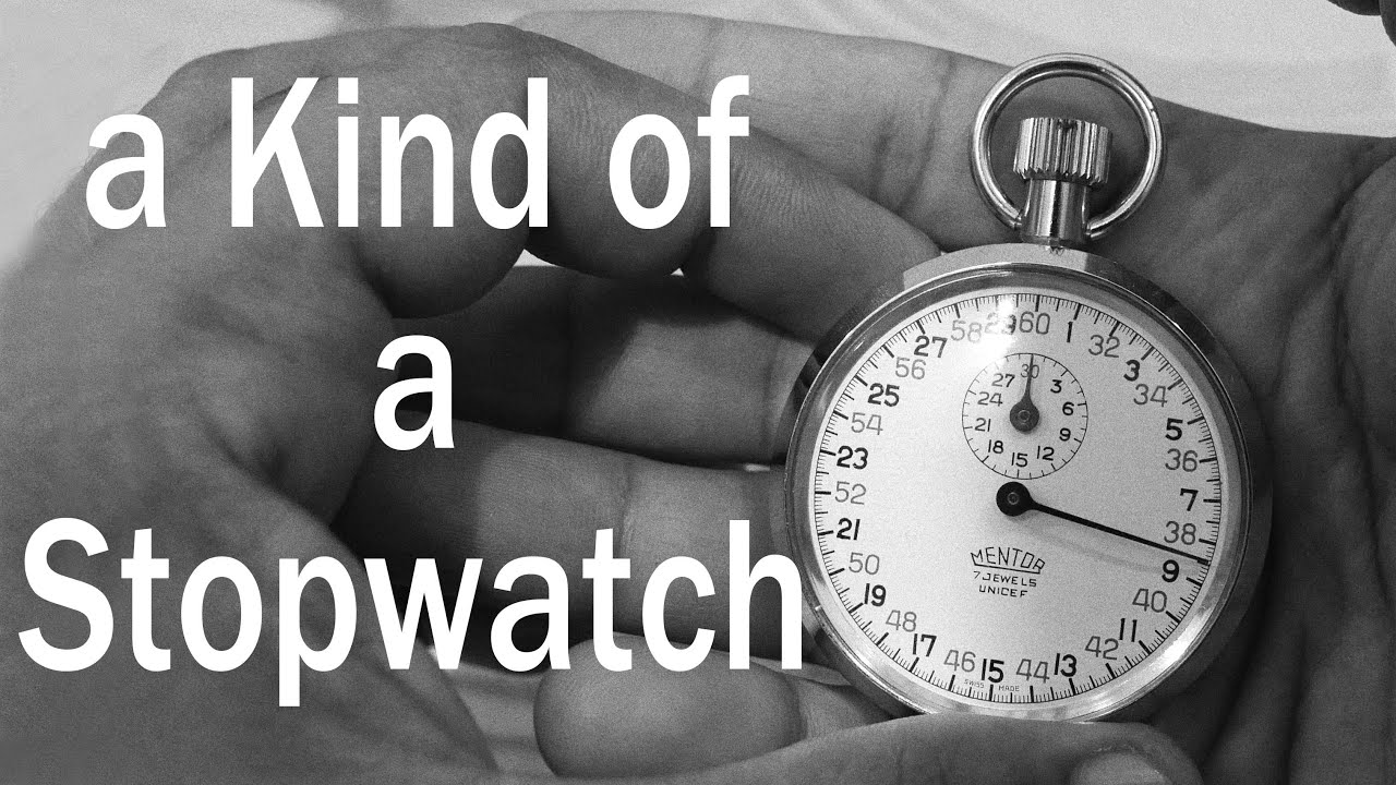 a Kind of a Stopwatch YouTube