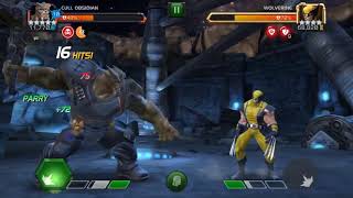 4/55 Cull Obsidian takes down Realm of Legends Wolverine in 35 hits (suicides on)