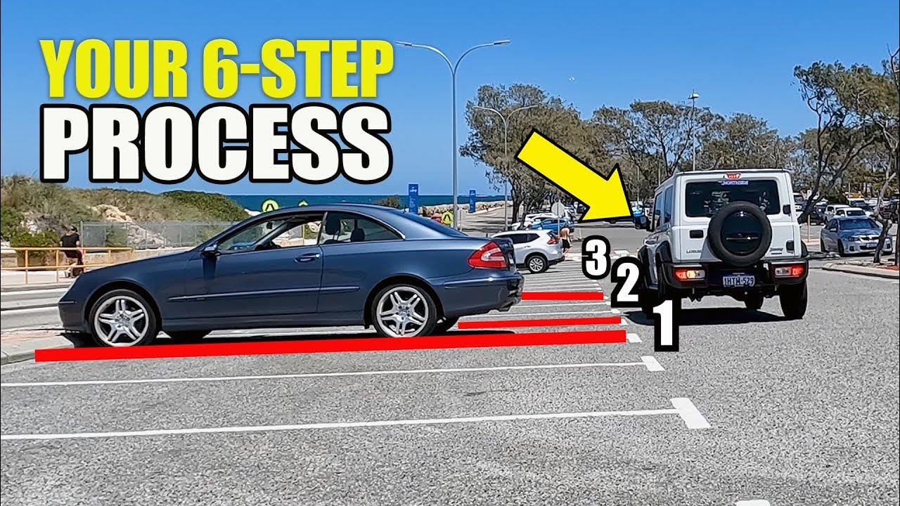 Reverse Bay Parking LeftSide Approach (6 Steps) YouTube