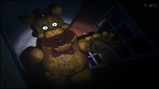 Fredbear after the bite of 1983/1987 came to visit me (FNaF 4 Mods) 