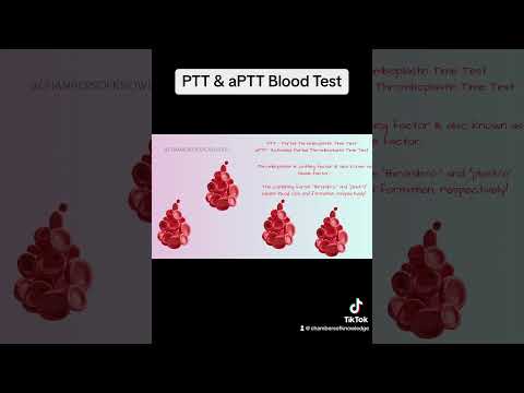 Βίντεο: Τι είναι η εξέταση αίματος ptt;