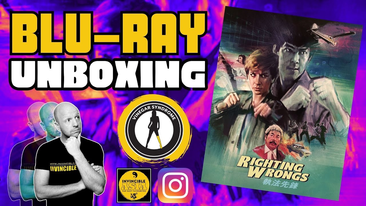 RIGHTING WRONGS 執法先鋒 Vinegar Syndrome Bluray Unboxing & Review YouTube