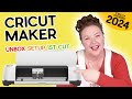 Cricut Maker for Beginners: Unbox, Setup, &amp; First Cut! (CRICUT KICKOFF Day #1)