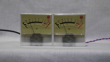 VU-Meter + Peak LED on K157DA1 + K157HP1 Indicator M68502