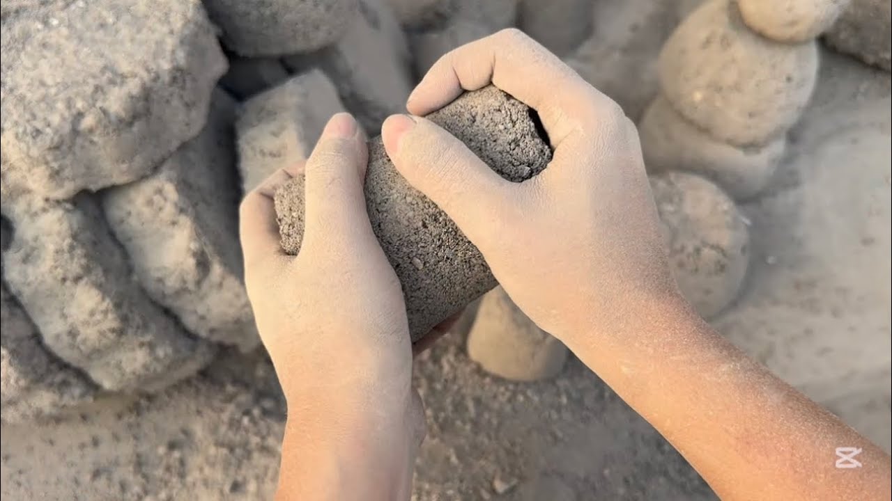 Crumbling vlog part (2) soft bubbly dirt ki crumbling 🔥gainy sand ny dill jit liya 🥹dusty satisfying