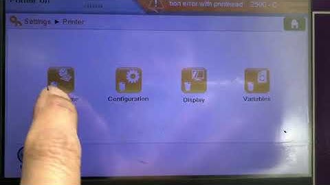 Markem Imaje CIJ Printer Date Setting