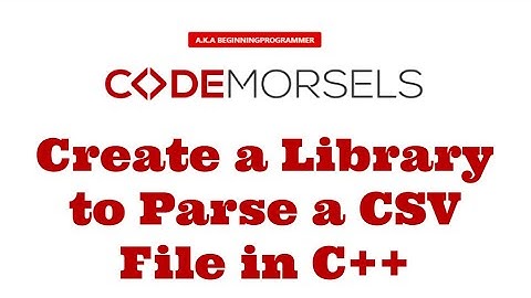 Parsing CSV Files in C++ for Once and Reuse the Same Code