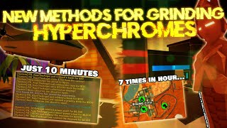 HOW TO GRIND HYPERCHROMES FAST AFTER SEASON 18 UPDATE? COMPLETLY NEW METHODS IN ROBLOX JAILBREAK!