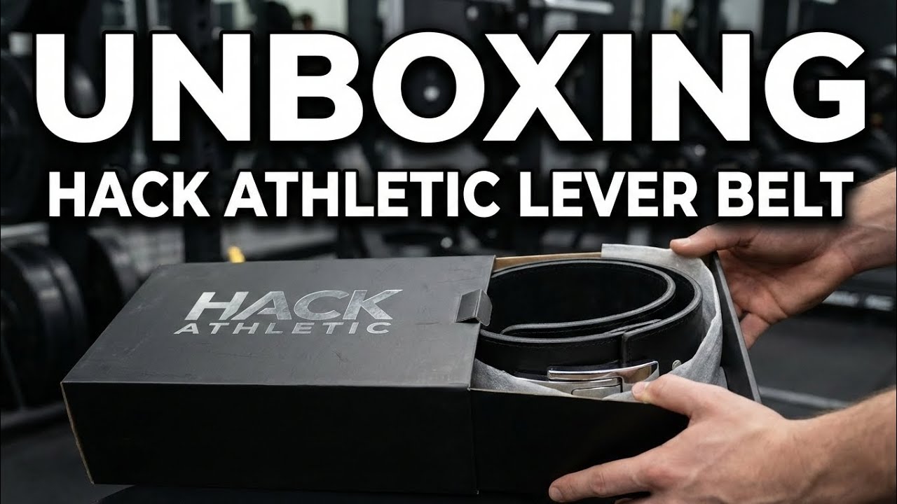 HACK ATHLETIC LEVER BELT UNBOXING 🔥 | Game Changer for Heavy Lifts?