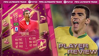 ASÍ JUEGA EL MEJOR CENTRAL DE FIFA 23| LUCIO 98 HEROE FUTTIES| PLAYER REVIEW