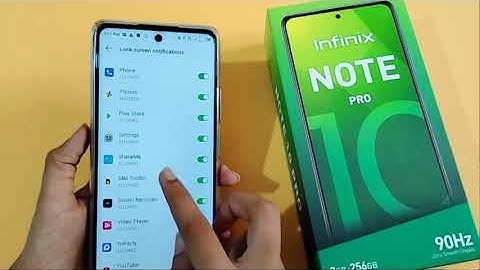 Infinix note 10 Pro notification setting | how to off notification |  notification band kaise kare
