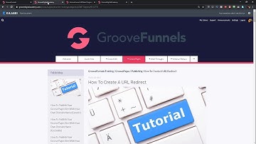 GroovePages Tutorial: How To Create A URL Redirect