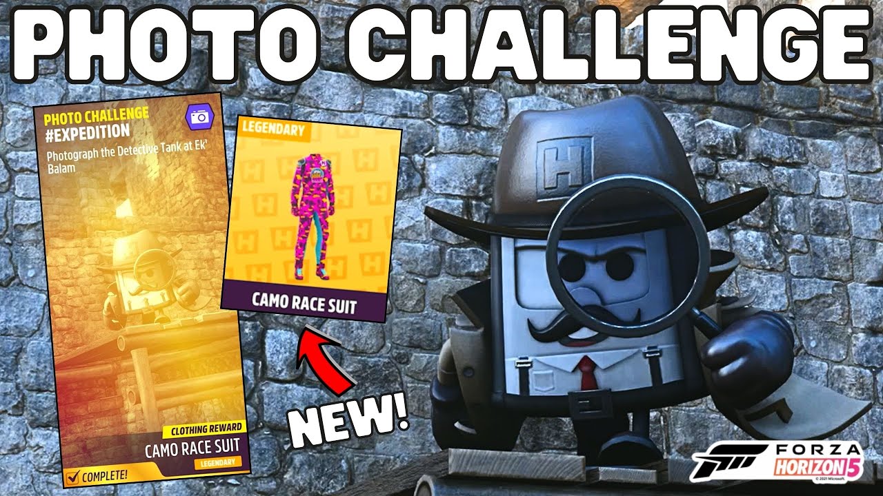 Forza Horizon 5-How to complete Photo challenge EXPEDITION-where to find DECTIVE TANK in EK Balam