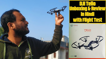 DJI Tello Drone Unboxing & Review in Hindi | Cheapest DJI Drone with HD Camera | Best Budget Drone