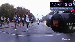 BMW Berlin Marathon 2017 - Demonstration of Pace-Display-System