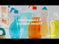 What happens if you drink bleach