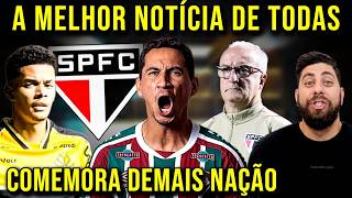 ESPETACULAR!!! O SÃO PAULO DEU MUITA SORTE! FINALMENTE AGORA A NAÇÃO SPFC PODE COMEMORAR DEMAIS!