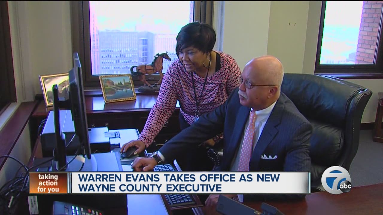 Warren Evans takes office YouTube