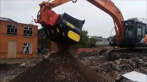 Recycling on site with REMU PD3160.