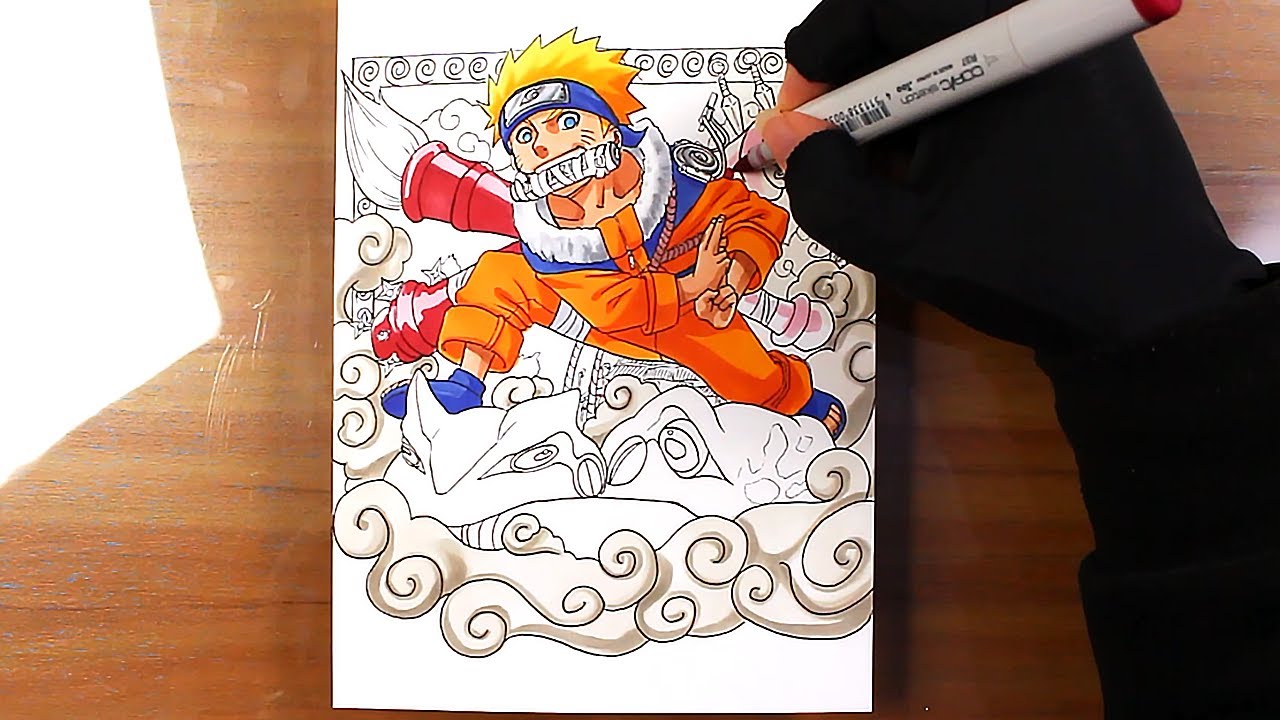 Vídeo mostra como desenhar Naruto em tempo real - geek.trend