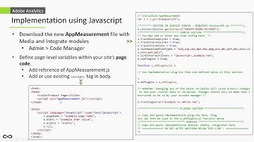 Adobe Analytics   Javascript Implementation
