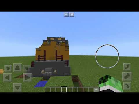 MCPE working train Minecraft Pocket Edition useing command blocks - YouTube