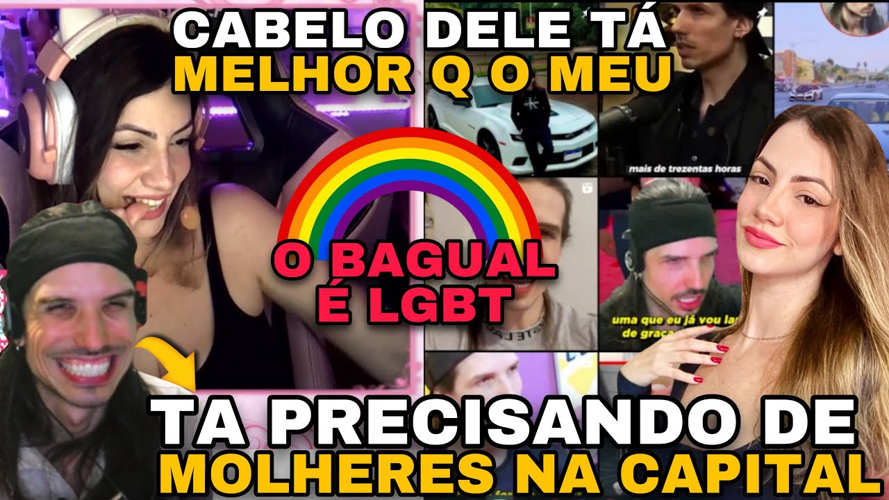 BAGUAL ATACA NOVAMENTE COM SEUS GANKS NAS MULHERES! DEBINHA FICOU MUITO FELIZ! REAGIU AO INST4 DELE