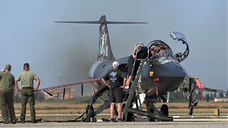 F-104 Starfighter Flies Again Over Italy, Awesome J79 Howl!