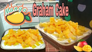 Mango Graham Cake at home || Using Digestive Biscuit and Double Cream || United Kingdom