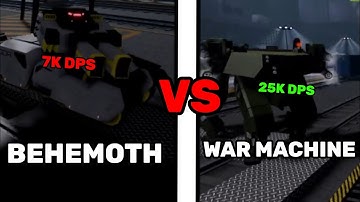 Which Tower Can Survive Endless Behemoth Vs War Machine ( Roblox TDX)