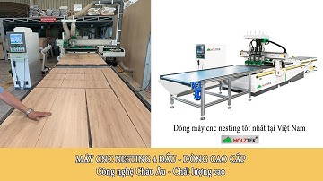 MÁY CNC 4 ĐẦU 6kw TẢI NẶNG, CAO CẤP | PRO-R4F | HOLZTEK