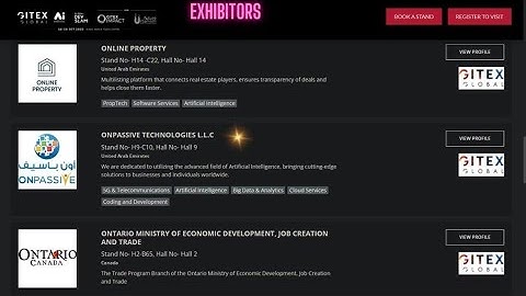 #ONPASSIVE is at Gitex Technology Week - Dubai World Trade Centre // #olina Ai reporter//