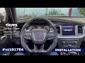 Vicrez Carbon Fiber Steering Wheel vz101785 | Dodge Charger 2015-2021 | Installation