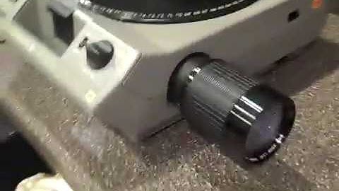 Kodak Ektagraphic Slide Projector Demo