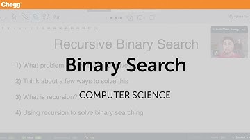 Binary Search | Computer Science | Chegg Tutors