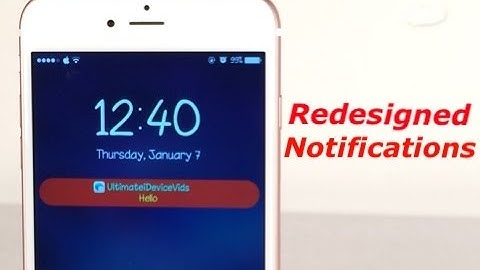 Cydia Tweak: RedesignedNotifications - Customize lockscreen notifications