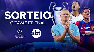 Thumbnail for SORTEIO DA CHAMPIONS AO VIVO - OITAVAS DE FINAL