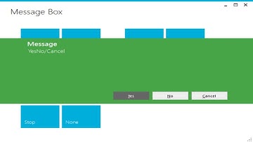 C# Tutorial - Metro Message Box | FoxLearn