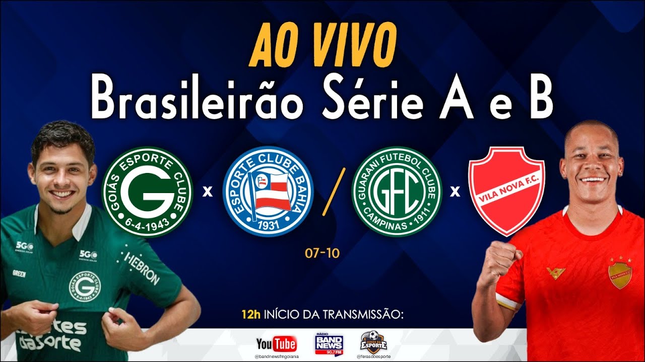 Jogos hoje (07/10/23) ao vivo de futebol: onde assistir e horário - Goyaz