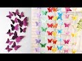 DIY Cara Membuat Hiasan Jendela Kupu-Kupu | Diy Butterfly Wall Hanging