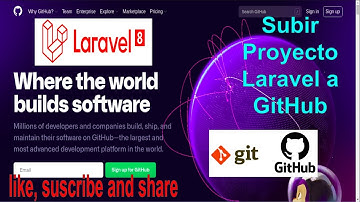 Laravel 8, Subir proyecto a GitHub