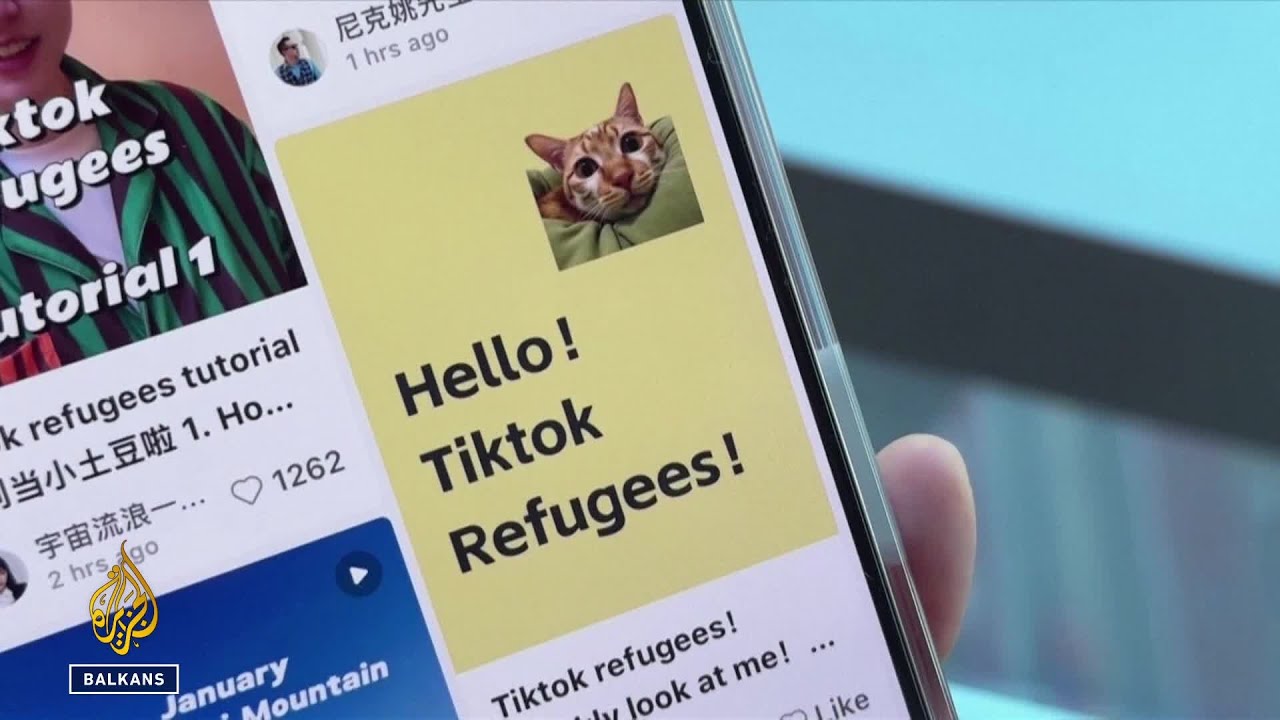 احتجاجات على حظر تطبيق تيك توك: مستخدمون أمريكيون يتحولون إلى تطبيق ريد نوت الصيني