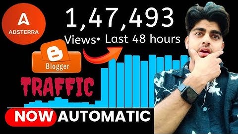 Adsterra Free Blogger Traffic Automatic 😱 I adsterra new earning trick 2025 I how to earn money I