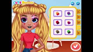 Rainbow Girls Halloween Salon - Online Free Game at 123Games.App screenshot 4