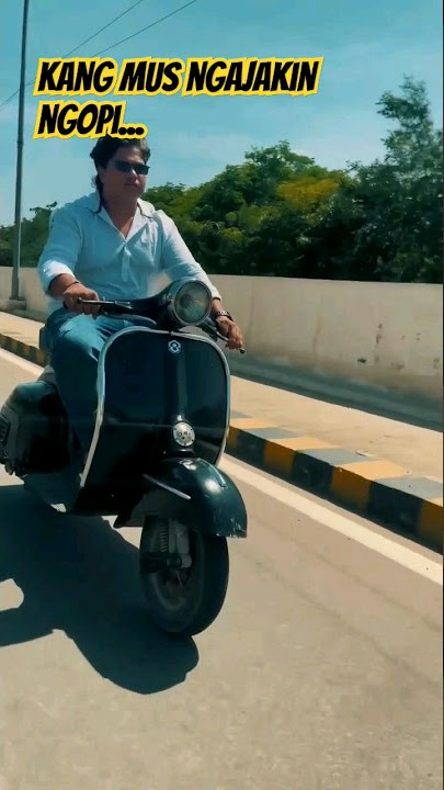 Kang Mus ngajakin ngopi #vespa #vespaindonesia #shortvideo