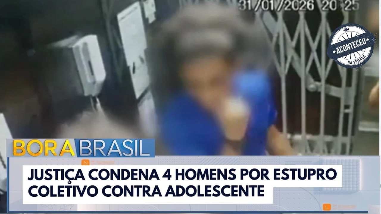 Justiça condena 4 homens por estupro coletivo contra adolescente no Rio | Aconteceu na Semana