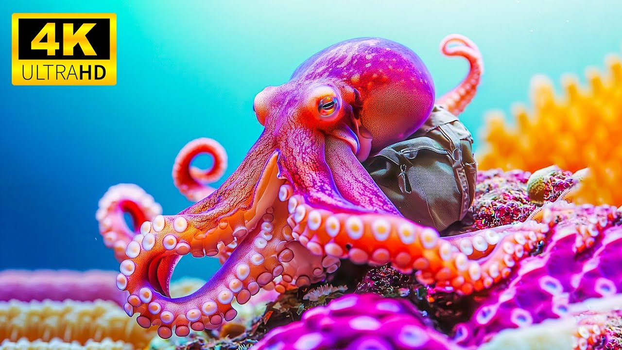 Путешествие в темно -синее 🌊 Завораживание 4K Ocean Exploration