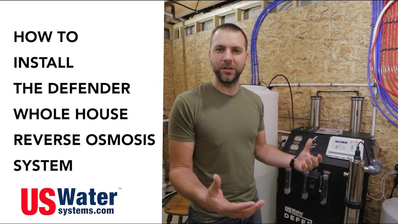 How to Install a Whole House Reverse Osmosis System 