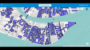 OpenStreetMap history visualization - Smart Data Hack 2016