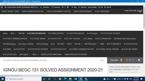 IGNOU BEGC-131 SOLVED ASSIGNMENT 2020-21 | GUFFO